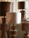 Light & Living Tafellamp Sakura - Bruin - 17x13x37cm - Woonkamer - Slaapkamer