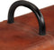 vidaXL - Gymbok - 110 - cm - echt - leer - bruin