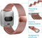 iMoshion Bandje Geschikt voor Fitbit Versa Lite / Versa 2 - iMoshion Milanese Watch bandje - Rosé Goud