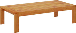 vidaXL - Tuintafel - 100x50x27 - cm - massief - acaciahout