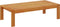 vidaXL - Tuintafel - 100x50x27 - cm - massief - acaciahout