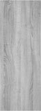 vidaXL - Wandtafel - 105x30x80 - cm - bewerkt - hout - grijs - sonoma - eikenkleurig