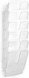Durable Flexiplus folderhouder - 74,5 x 24,7 x 10 cm - Transparant - 6 staande A4 vakken