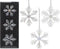Decoratieve figuren (3 uds) Kristal