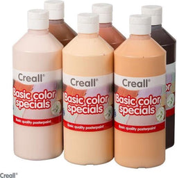 Creall Schoolverfset Kleuren van de Wereld, 6x500ml