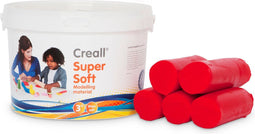 Creall Supersoft boetseerklei rood -1750gram