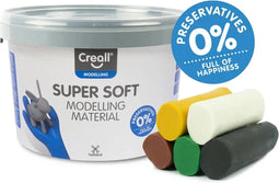 Creall Supersoft Klei, safari kleuren