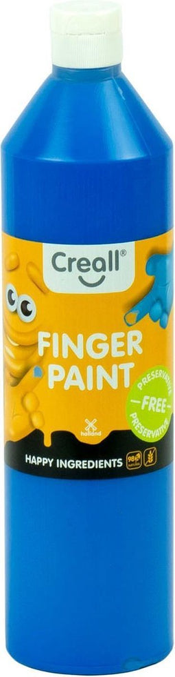 Creall Vingerverf Conserveringsvrij Blauw, 750ml