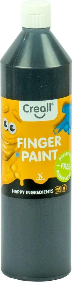 Creall Vingerverf Conserveringsvrij Zwart, 750ml