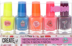 Create it! Beauty Nagellak Neon 5-Delig