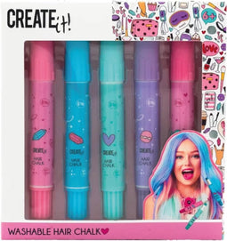 Create It! Haarkrijt Pennen, 5st