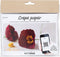 Creatieve miniset crêpepapier, Klaprozen, Crêpe-verhouding: 180%, 105 gr, 1 set