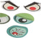 Creativ Company CC Stickers op Rol Ogen en Snorren 2000 stuks