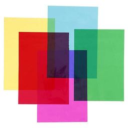 Creativ Company Cellofaan folie vellen gekleurd, a4, 20st.