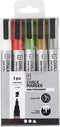 Creativ Company Chalk Markers, Lijndikte 1,2-3 mm, Metallic Kleuren, 5 Stuk, 1 Doos