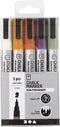 Creativ Company Chalk Markers, Lijndikte 1,2-3 mm, Pastelkleuren, 5 Stuk, 1 Doos