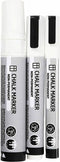 Creativ Company Chalk Markers Set 3 stuks Wit
