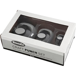 Creativ Company - Creativ Company ponsen set, cirkel, set van 3 stuks (25 - 49 - 75 mm)