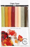 Creativ Company Crepepapier 8 Natuurkleuren Crêpe-verhouding: 180-200%, 25x60 cm