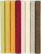 Creativ Company Crepepapier 8 Natuurkleuren Crêpe-verhouding: 180-200%, 25x60 cm