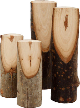 Creativ Company Decoratieve boomtakken schuin afgesneden, H: 8+12 cm, dia. 2,5-3,5 cm, 4 stuk/ 1 pak