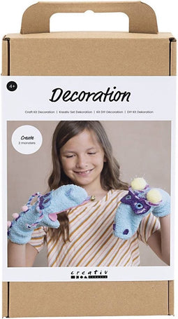Creativ Company Hobbyset Decoratie 2 Sokkenmonsters