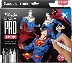 Creativ Company Hobbyset Illustratie Stripboekhelden Superman Kleurset