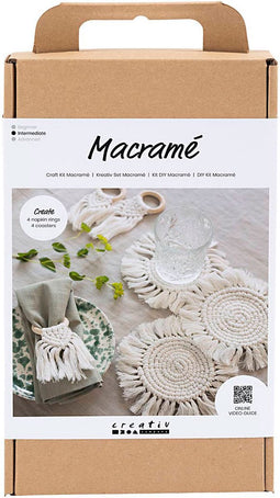 Creativ Company Hobbyset Macramé Tafeldecoratie Off-white