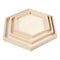 Creativ Company Houten dienbladen divers, set van 3