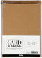 Creativ Company Kaarten En Enveloppen, 10,5x15 cm, 11,5x16,5 cm, Naturel, 50 Set, 1 Doos