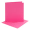 Creativ Company Kaarten en enveloppen donker roze, 4st.