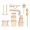 Creativ Company Kleine houten accessoires voor decoratie set, 13dlg.
