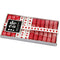 Creativ Company Lint Collectie Rood/Wit, 12st.