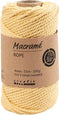 Creativ Company Macramé Koord 4 mm 55 m Lichtgeel