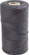 Creativ Company Macramé Koord, L: 198 m, 2 mm, Grijs, 330 gr, 1 Rol