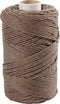 Creativ Company Macramé Koord, L: 198 m, 2 mm, Lichtbruin, 330 gr, 1 Rol
