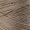 Creativ Company Macramé Koord, L: 198 m, 2 mm, Lichtbruin, 330 gr, 1 Rol