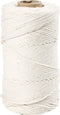 Creativ Company Macramé Koord, L: 198 m, 2 mm, Off-white, 330 gr, 1 Rol