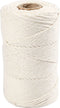 Creativ Company Macramé Koord, L: 198 m, 2 mm, Off-white, 330 gr, 1 Rol