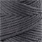 Creativ Company Macramé Koord, L: 55 m, 4 mm, Grijs, 330 gr, 1 Rol