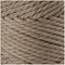 Creativ Company Macramé Koord, L: 55 m, 4 mm, Lichtbruin, 330 gr, 1 Rol