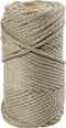 Creativ Company Macramé Koord, L: 55 m, 4 mm, Mosgroen, 330 gr, 1 Rol