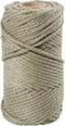 Creativ Company Macramé Koord, L: 55 m, 4 mm, Mosgroen, 330 gr, 1 Rol