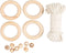 Creativ Company Mini Hobbyset Macramé Servetring Off-white