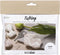 Creativ Company Mini Hobbyset Punch Needle Sleutelhanger Beige