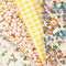 Creativ Company Patchwork Stof, 45x55 cm, 100 gr, Geel, 4 Stuk, 1 Bol