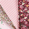 Creativ Company Patchwork Stof, 45x55 cm, 100 gr, Roze, 4 Stuk, 1 Bol