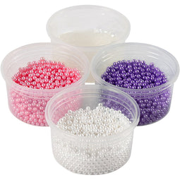 Creativ Company Pearl clay roze, paars, wit, 3x25gr
