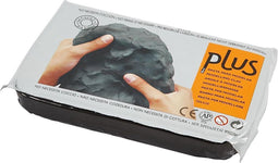 Creativ Company Self-Hardening Clay, black, 1000g/ 1 pack