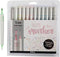 Creativ Company Sketch marker, pastelkleuren, stift lijndikte 1+2-5 mm, 12 stuk/ 1 doos